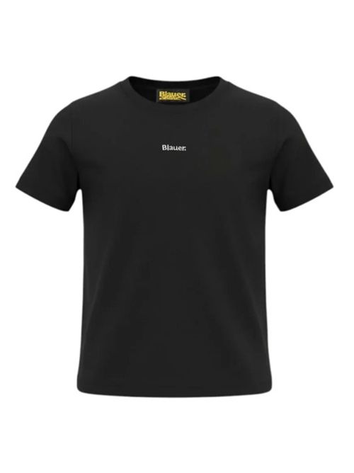 T-shirt girocollo maxi logo posteriore BLAUER | 26SBLKH02523/007558//999